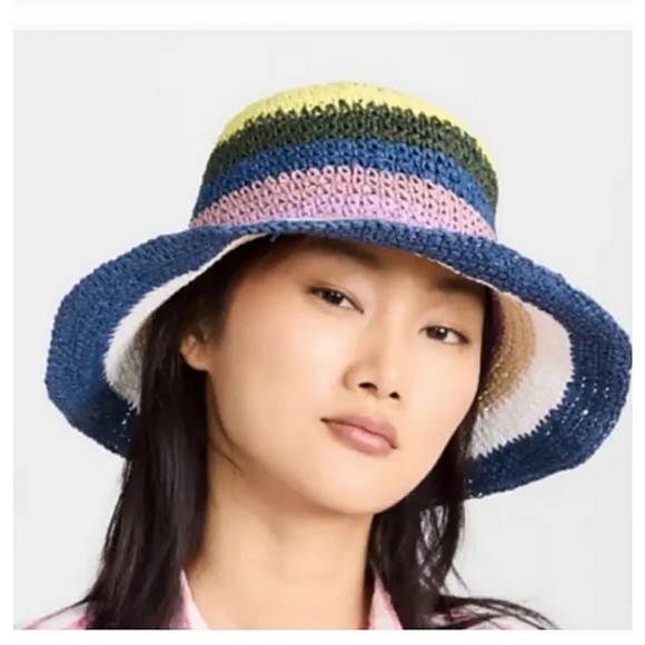 HAT ATTACK Remy Multi Bucket Hat Color name: Navy Stripe - Picture 3 of 3